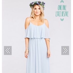 Convertible Ruffle Maxi Dress
